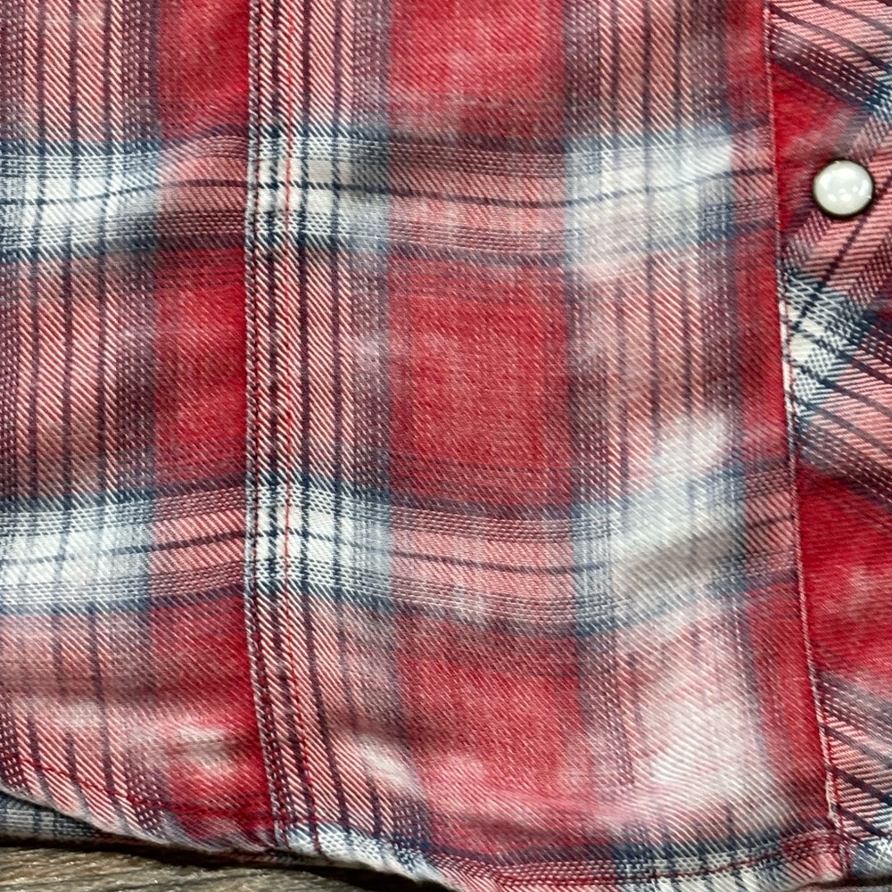 Adorable Roxy Flannel (Lightweight) Distressed St… - image 6
